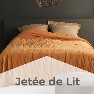 Large choix de jetées de lit pour votre chambre